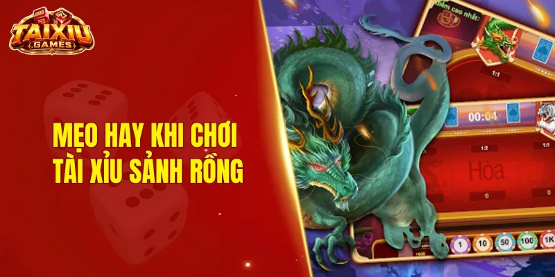 Mẹo hay khi chơi tài xỉu sảnh rồng