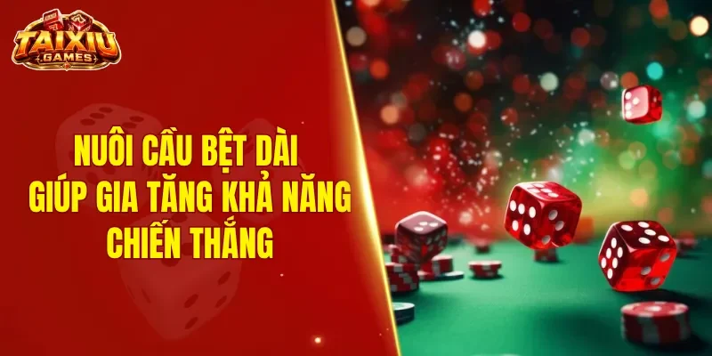 Nuôi cầu bệt dài giúp gia tăng khả năng chiến thắng