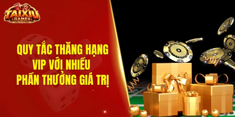 Quy tắc thăng hạng VIP với nhiều phần thưởng giá trị